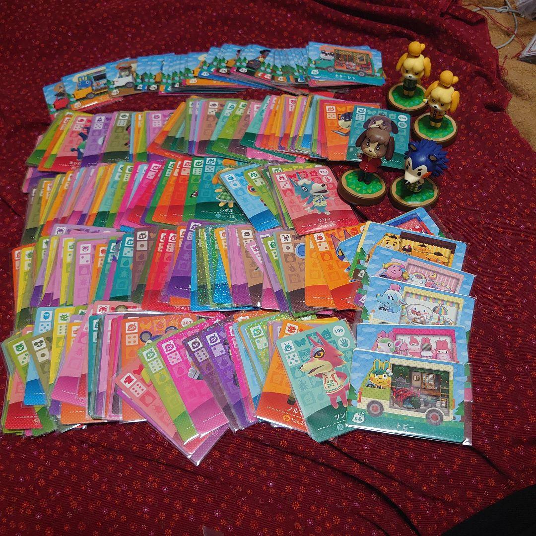 どうぶつの森 amiboカードとamibo4つ