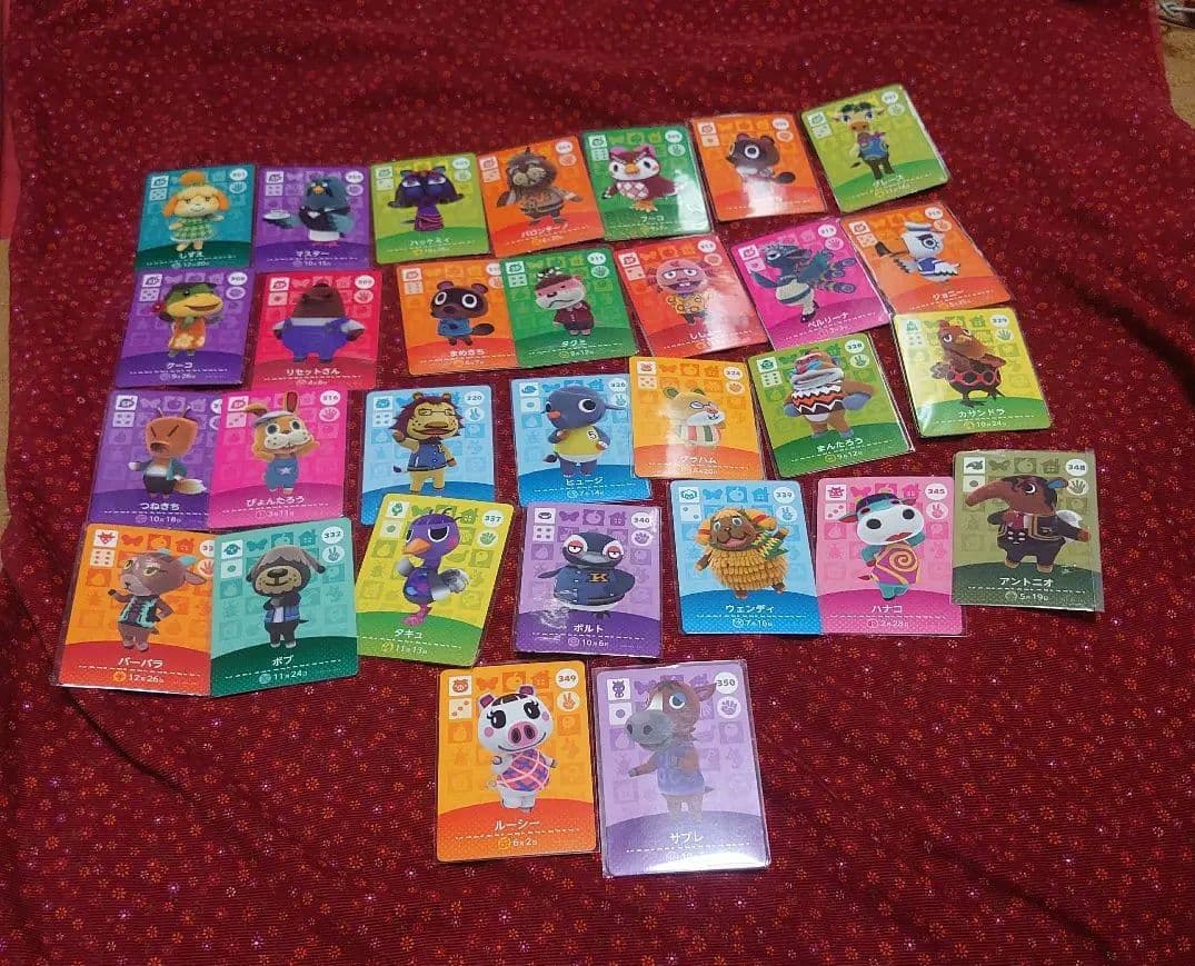 どうぶつの森 amiboカードとamibo4つ