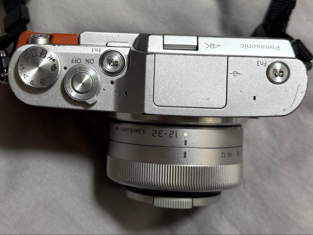 LUMIX DC-GF9W オレンジ 4Kミラーレスカメラ ダブルレンズキット