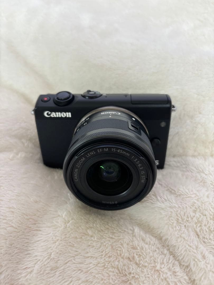 【美品】Canon キャノン EOS M100 ミラーレス一眼 ブラック