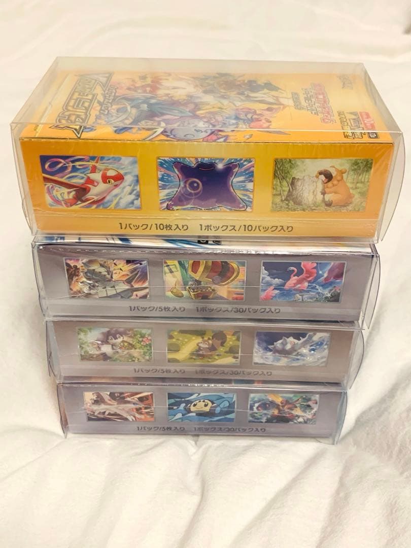 ポケモンカード 4BOX まとめ売り シュリンク付き