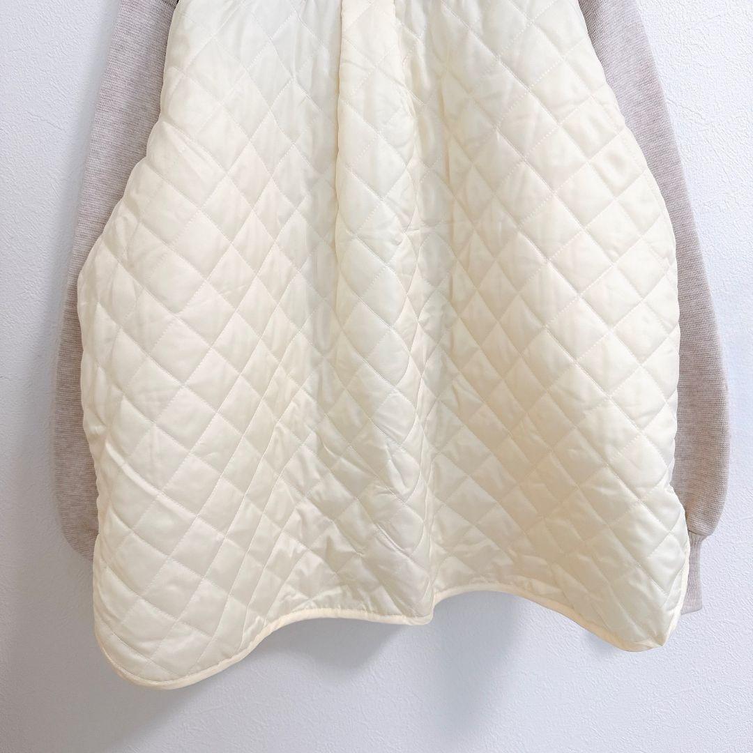 MACHATT♡マチャット キルティングドッキングニット セーター 異素材 長袖