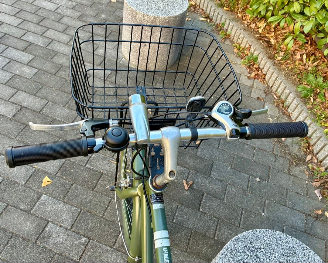 アサヒサイクル ミニベロ マットグリーンSCH206 20インチ　　東京