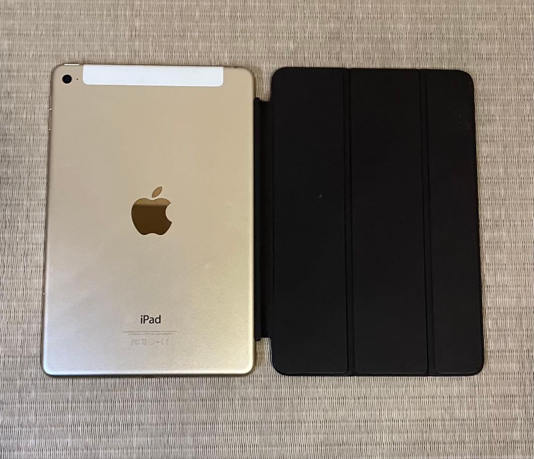 iPad mini 4 32GB ゴールド simフリー カバー付
