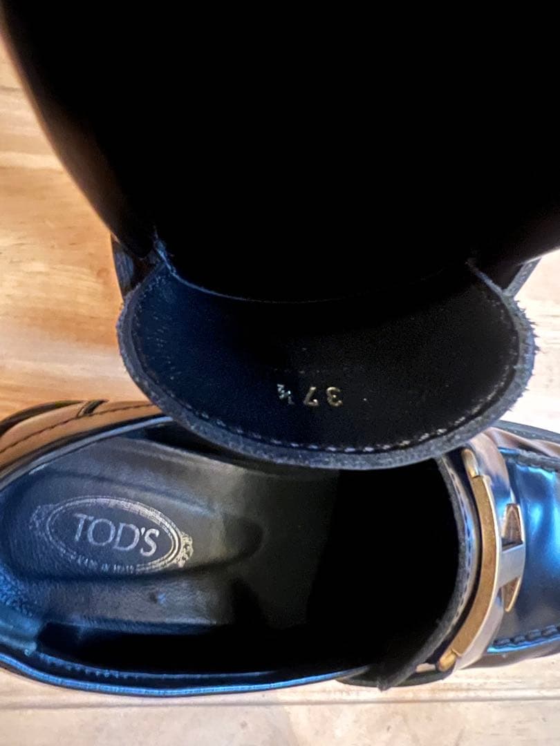 TOD’Ｓ タイムレス ローファー レザー サイズ37.5 トッズ