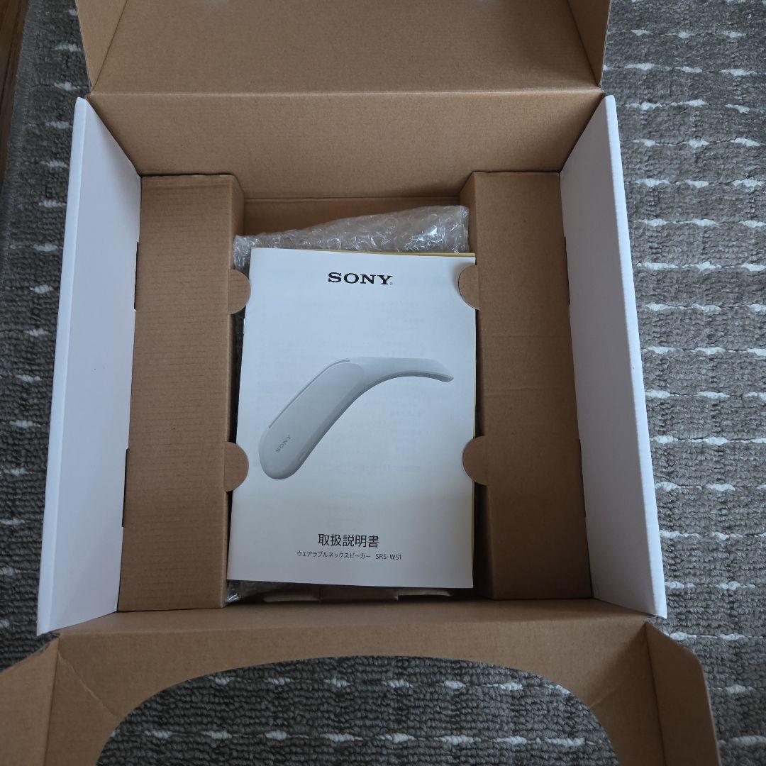 SONY ウェアラブルネックスピーカー SRS-WS1