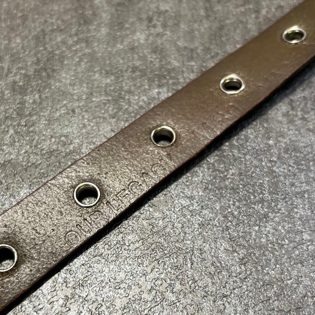 小物 OUR LEGACY 2CM FLOWERS ON green LEATHER