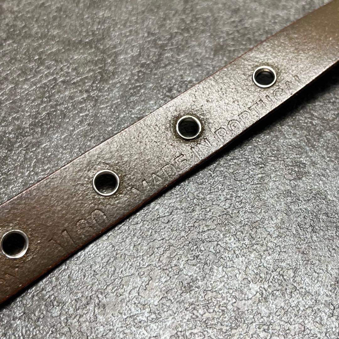 小物 OUR LEGACY 2CM FLOWERS ON green LEATHER