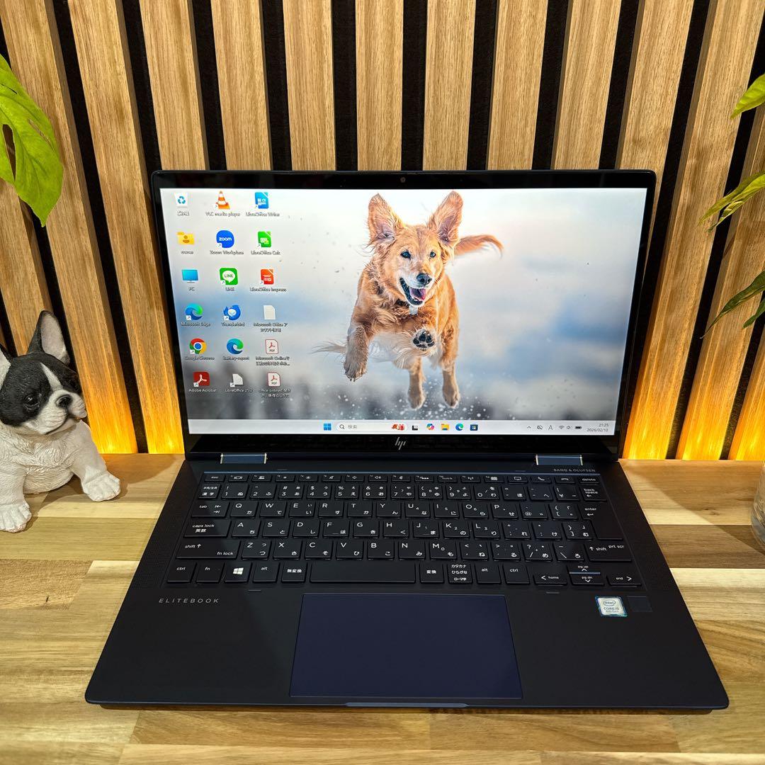 準美品 希少2in1タッチパネル式‼️HP☘LTE☘メモリ16GB☘ノートパソコン