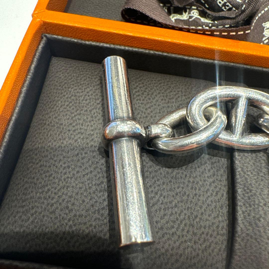 エルメス HERMÈS TGM12コマ　シェーヌダンクル ブレスレット