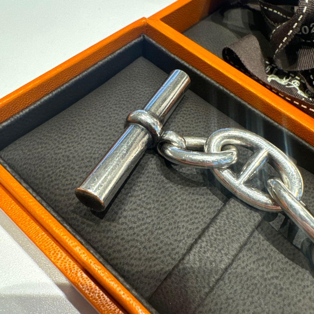 エルメス HERMÈS TGM12コマ　シェーヌダンクル ブレスレット