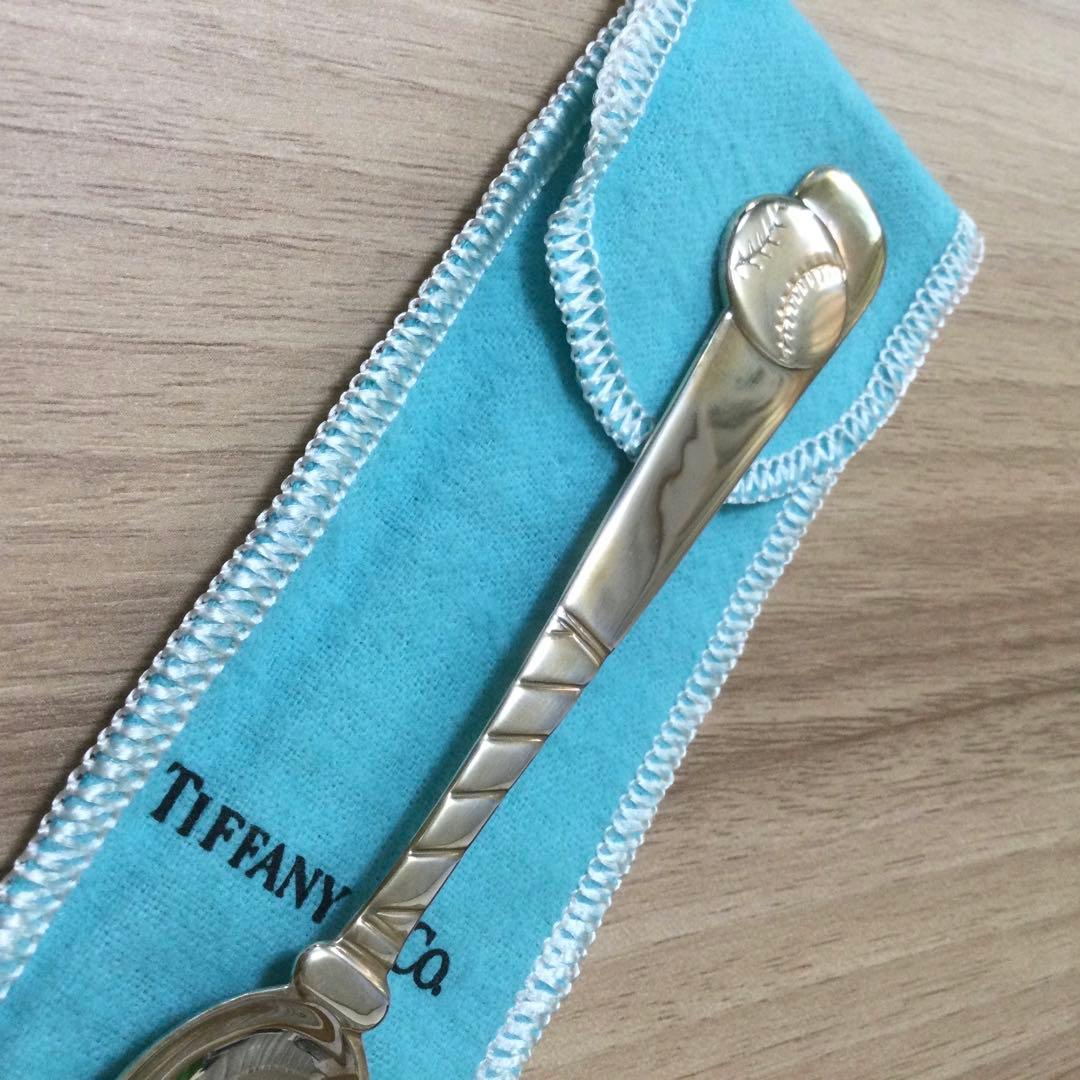 ティファニー ベビースプーン 野球ボール 銀925