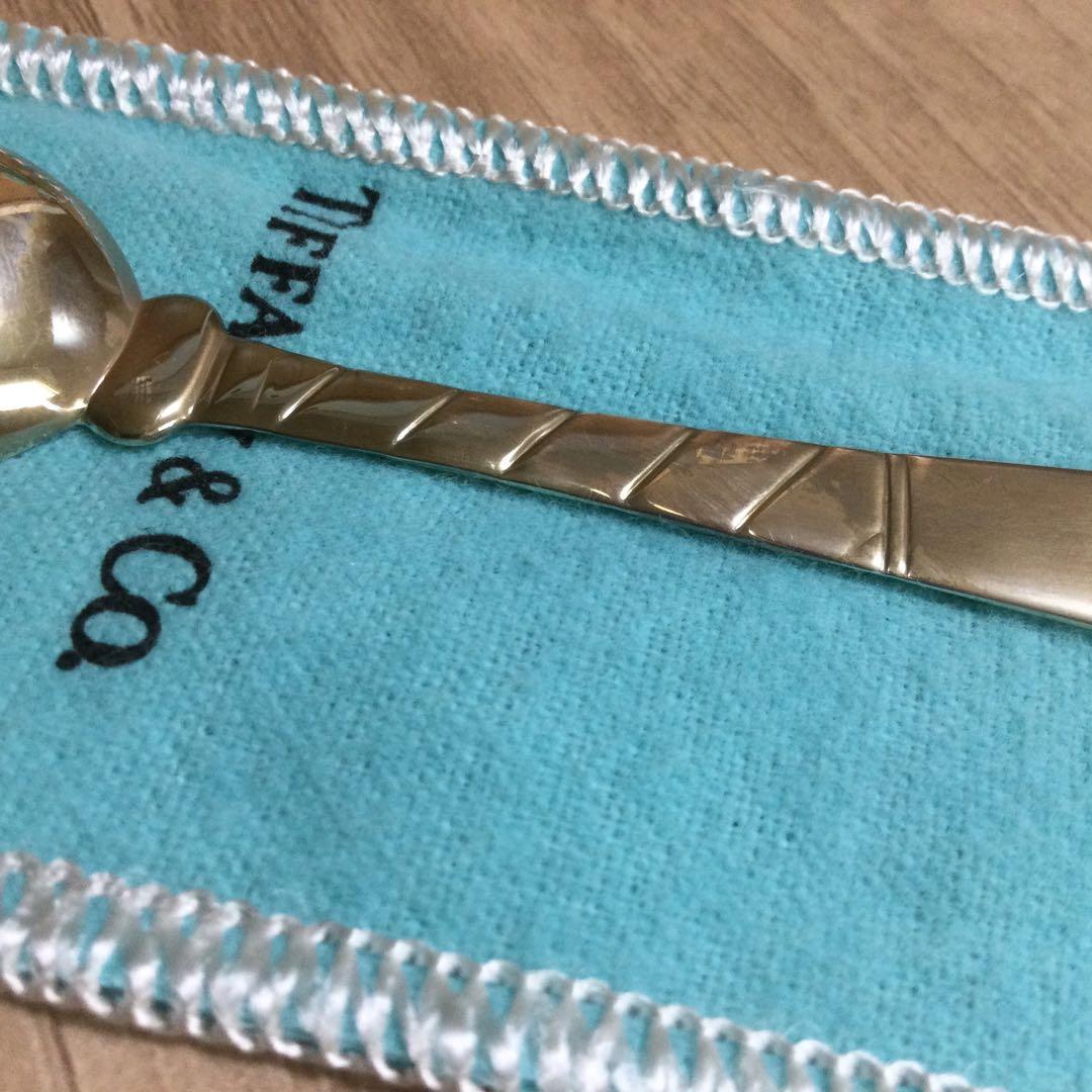 ティファニー ベビースプーン 野球ボール 銀925