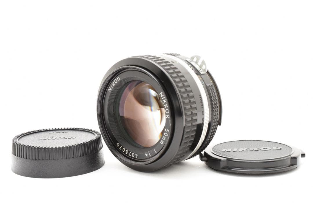 美品 NIKON AI NIKKOR 50mm F1.4 MF レンズ　B351