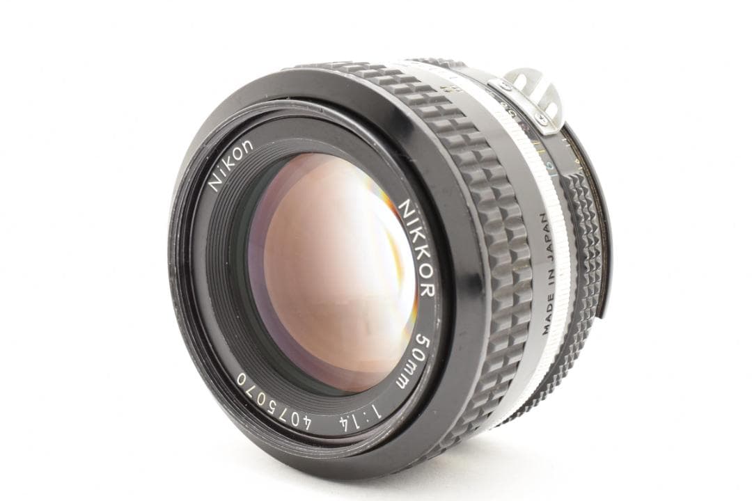 美品 NIKON AI NIKKOR 50mm F1.4 MF レンズ　B351