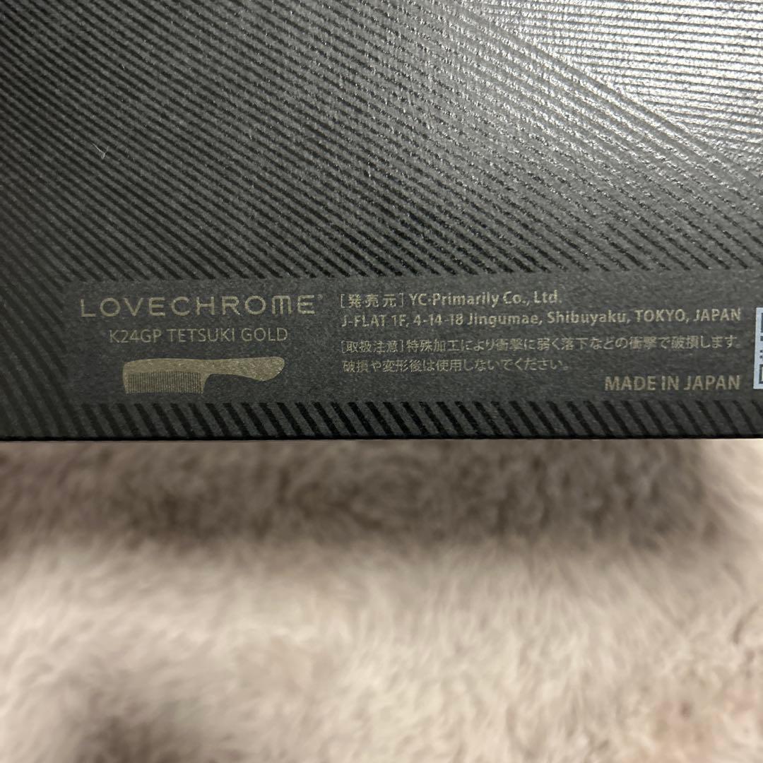 LOVECHROME K24GP TETSUKI GOLD コーム