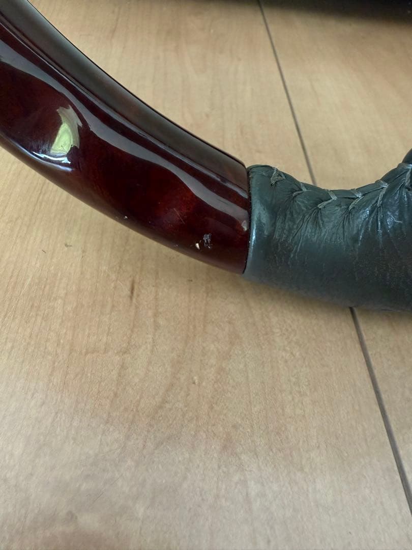 ゴリラ　トヨタ　ランドクルーザー70 ステアリング　ウッドレザーハンドル