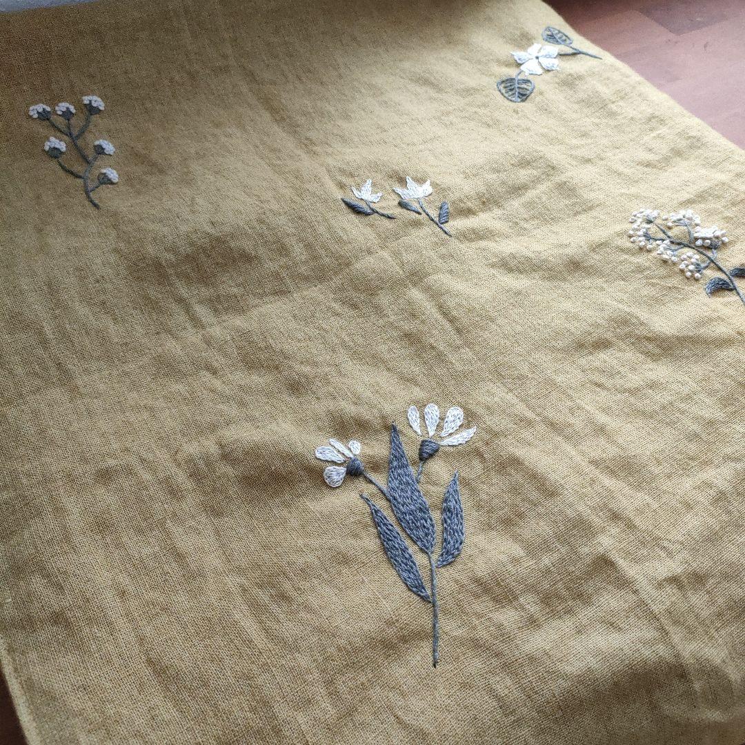 【リネン刺繍　ゆくゆく様オーダー専用ページ】マルチクロス　メガネケース