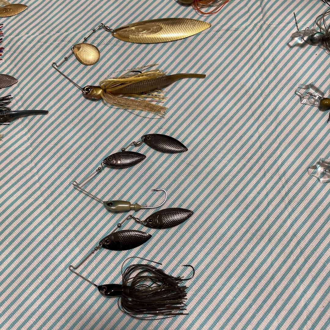 今日から値下げ［バス釣り引退セット］スピナーベイト、バズベイト、ブレードジグ