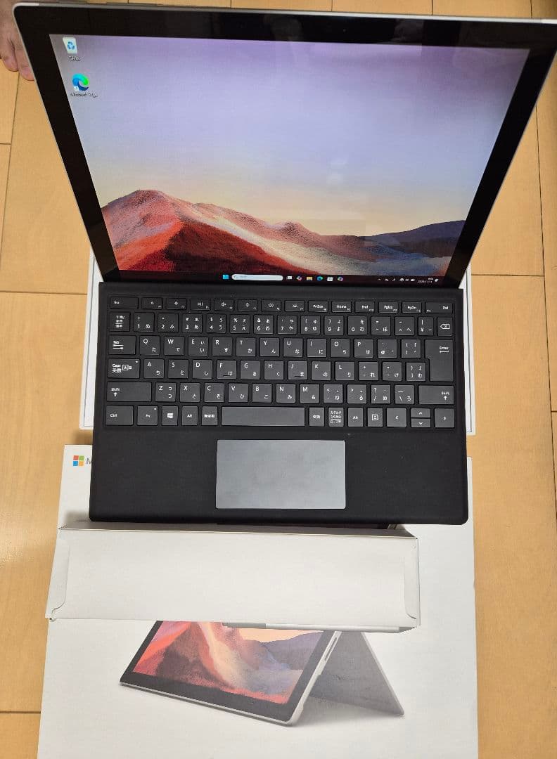 【美品】Surface Pro 7 256G 純正 キーボード タッチペン付き