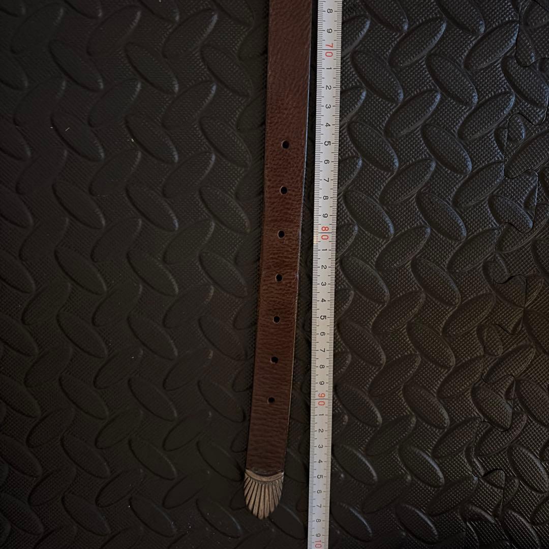 インターナショナルギャラリービームス　　WILLIAM レザーベルト ブラウン