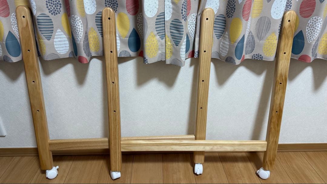 yamatoya トール　Wオープンベビーベッド　ナチュラル
