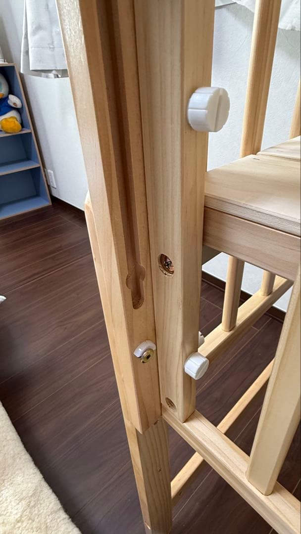 yamatoya トール　Wオープンベビーベッド　ナチュラル