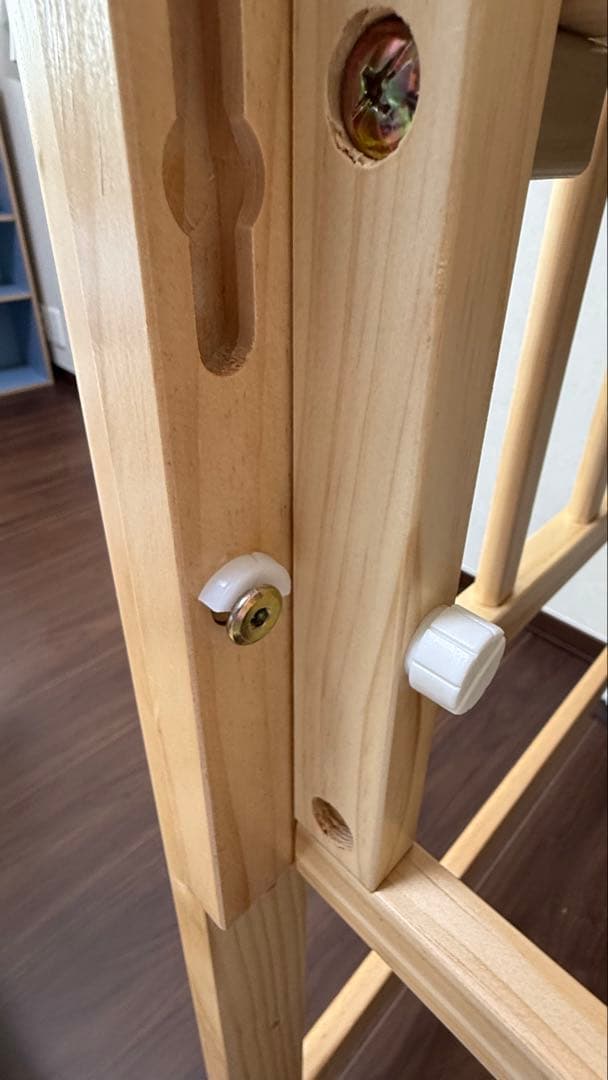 yamatoya トール　Wオープンベビーベッド　ナチュラル