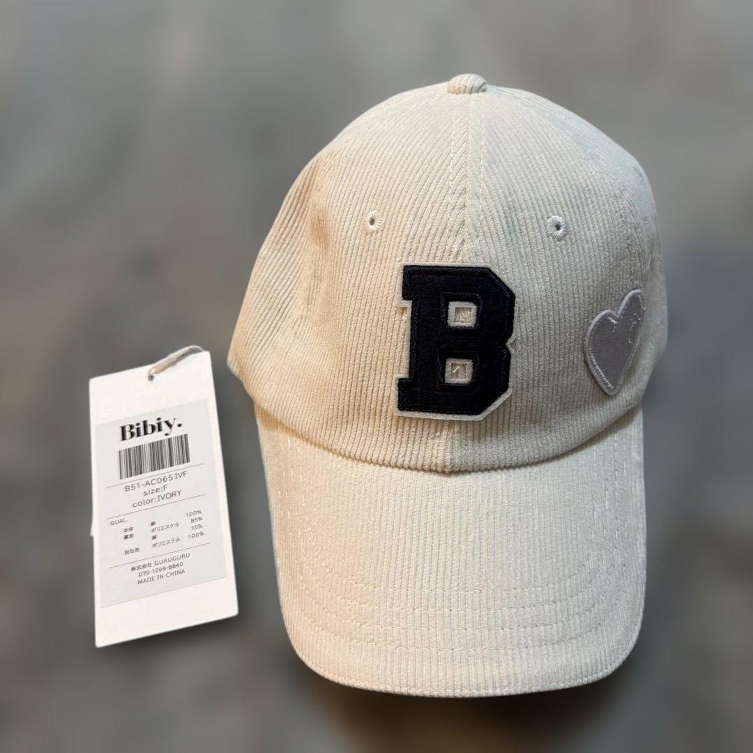 bibiy. B. CLUB CAP 帽子 ivory