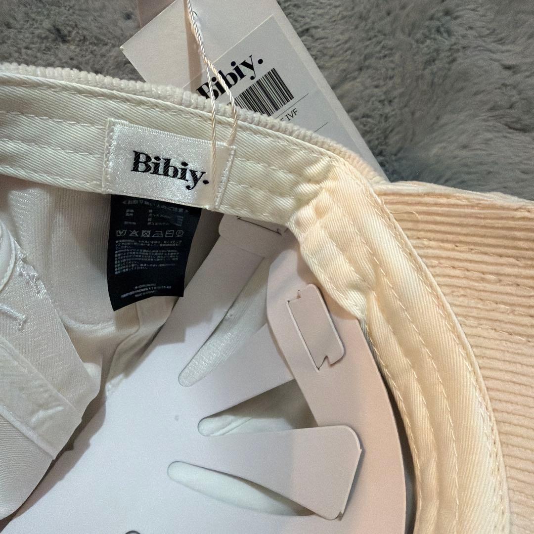 bibiy. B. CLUB CAP 帽子 ivory