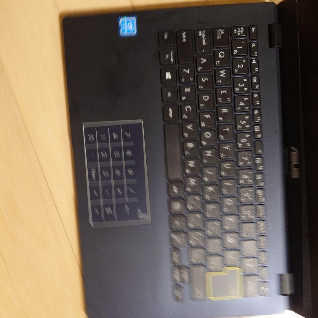 ASUS ノートPC ダークブルー 本体 ACアダプター付き