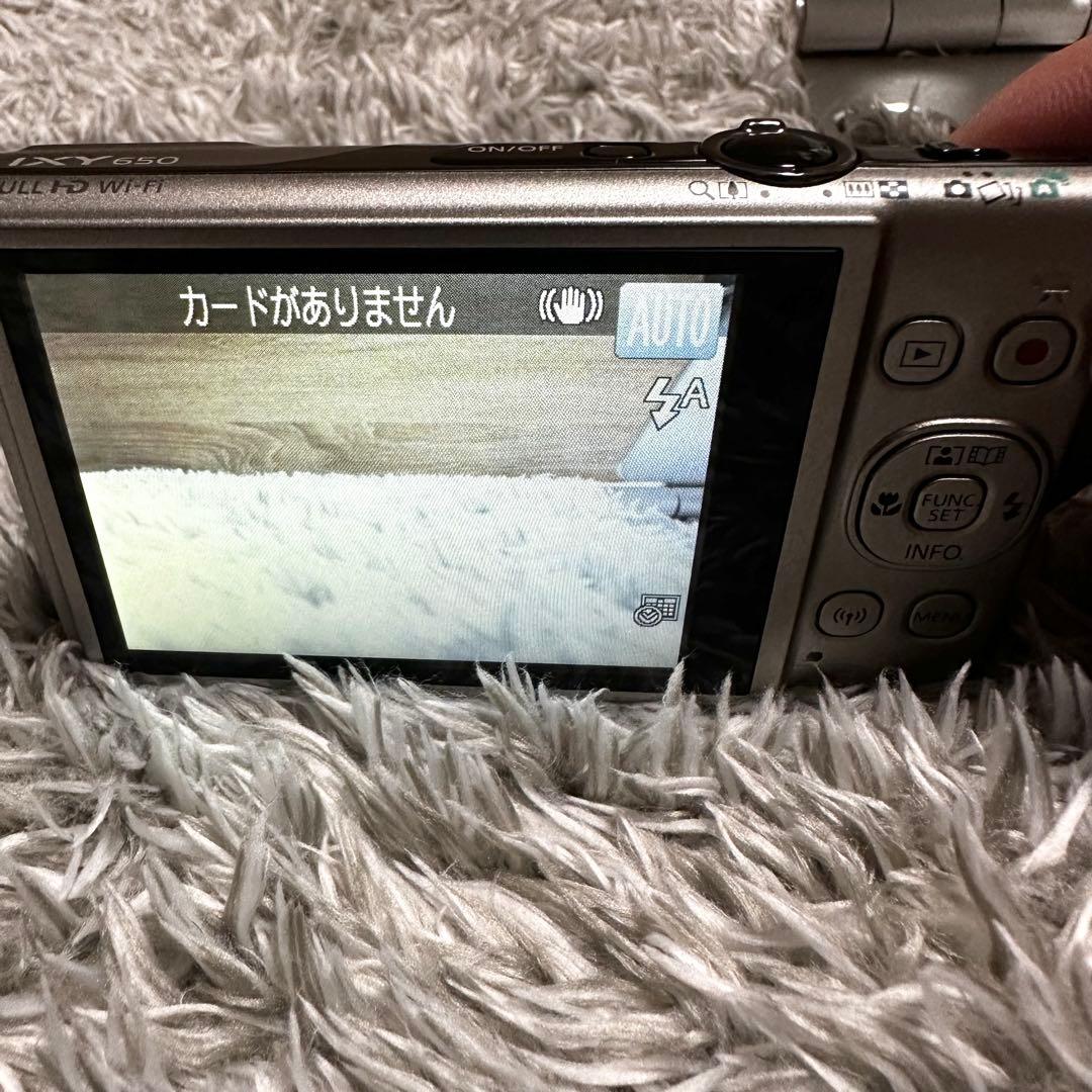 【極美品】Canon IXY 650 シルバー コンパクトデジタルカメラ