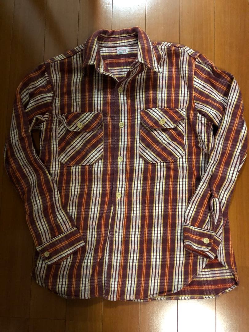 ウエアハウス　ネルシャツ　L