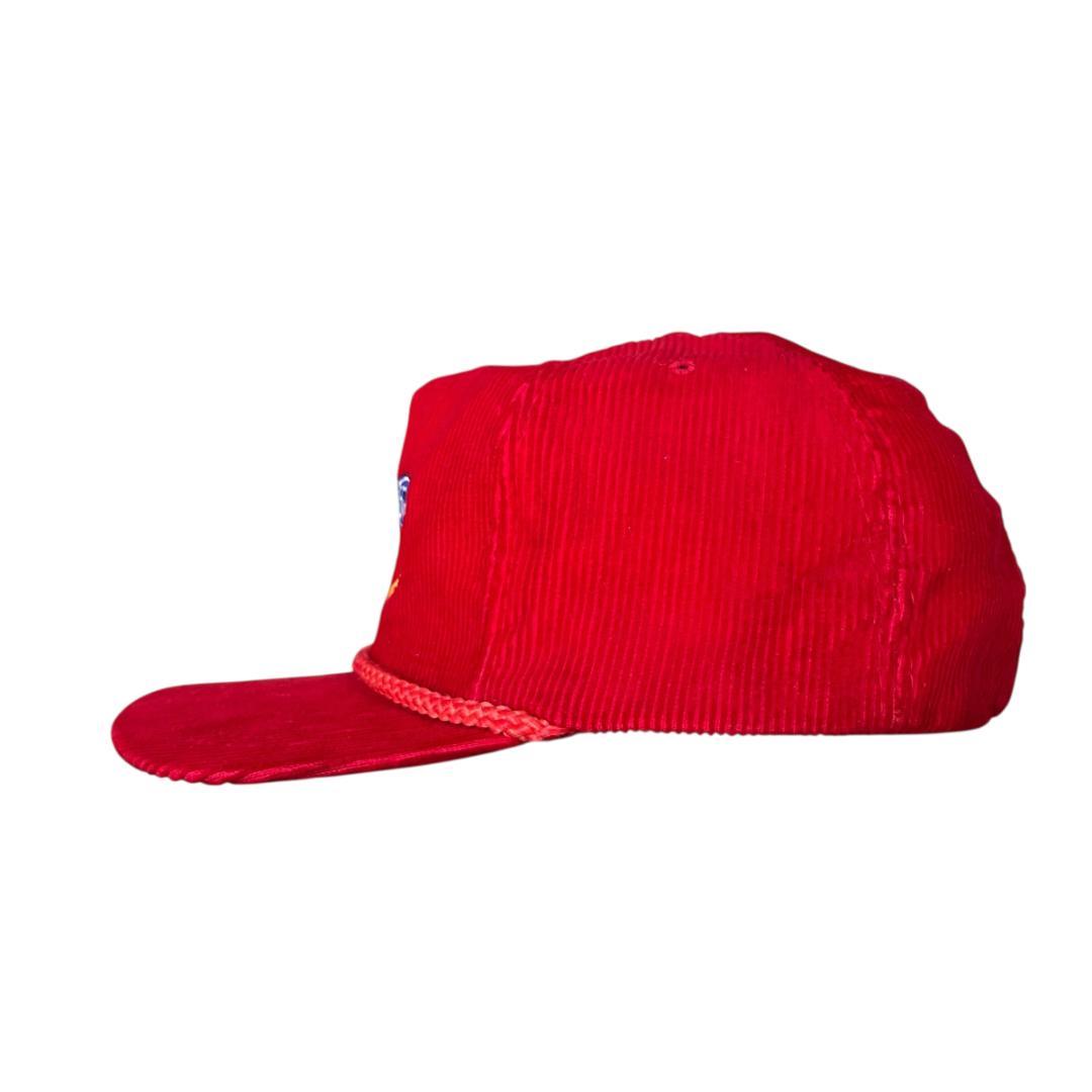 超美品　Ford　フォード　コーデュロイキャップ　アメ車　ダブルロゴ　ビンテージ