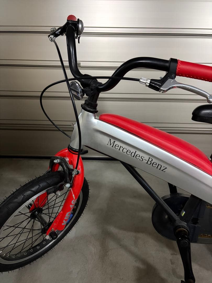 Mercedes-Benz キッズバイク シルバー/レッド　クリスマスプレゼント