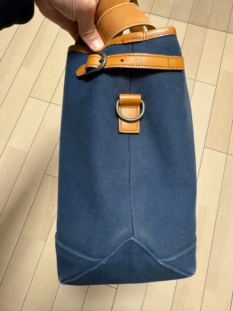 【UNDER CANVAS】横型トートバッグ 倉敷帆布【タケヤリ 2号帆布】