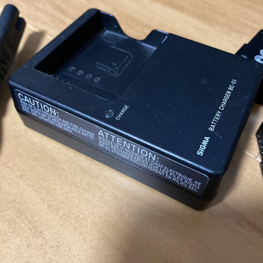 【美品】SIGMA シグマ BC-51 チャージャーなど計4点