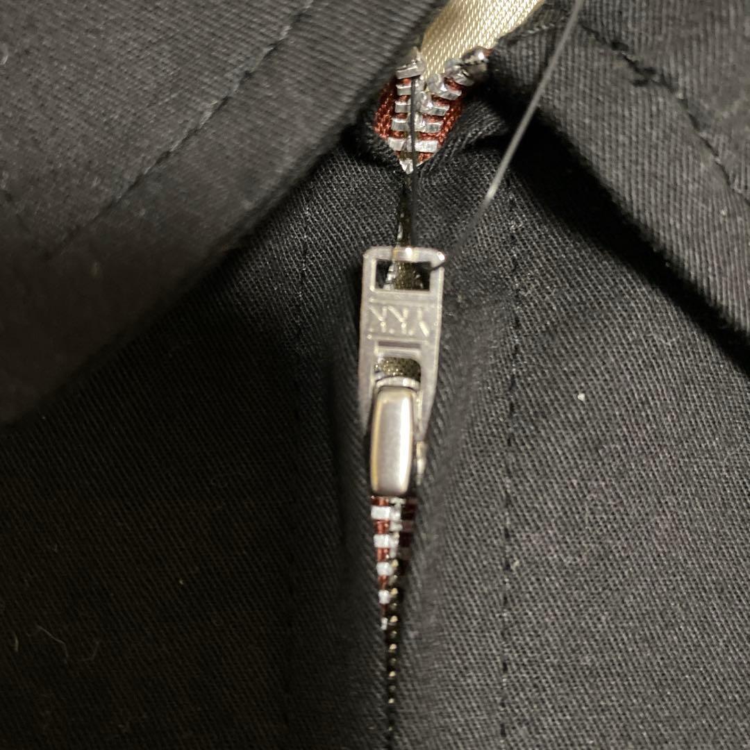 ベトジャン スカジャン ジャケット ミリタリー 黒 ジップアップ L 55