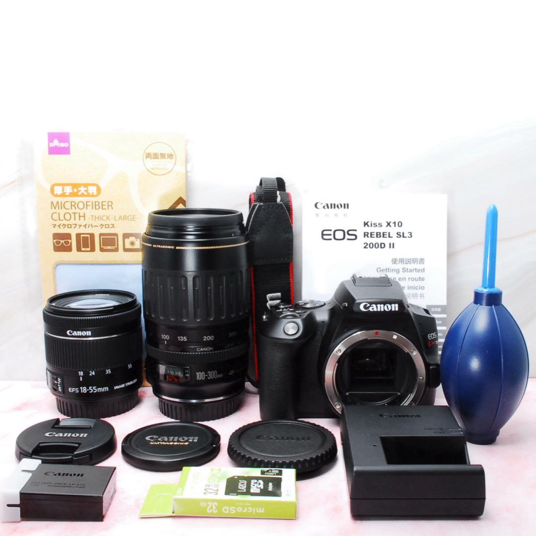 超高画質✨Canon Kiss X10★高性能標準レンズ★一眼レフカメラ