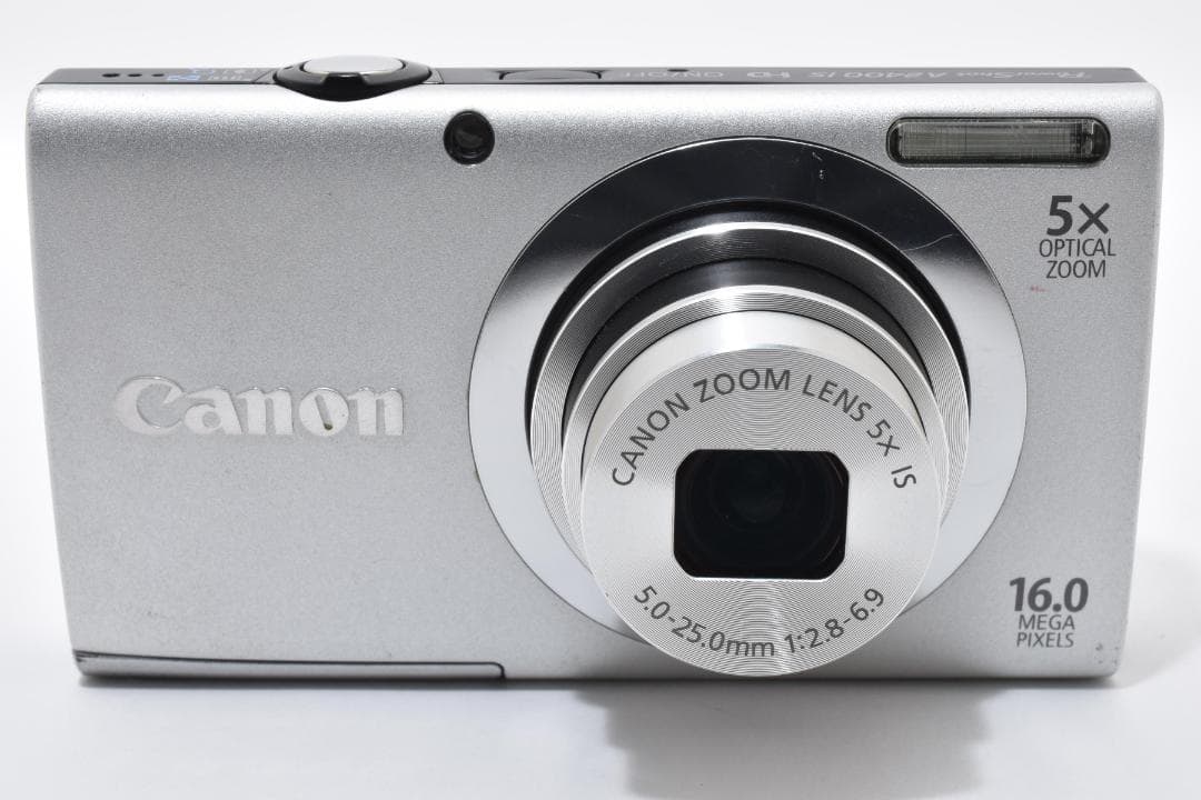 Canon PowerShot A2400 コンパクトデジタルカメラ シルバー