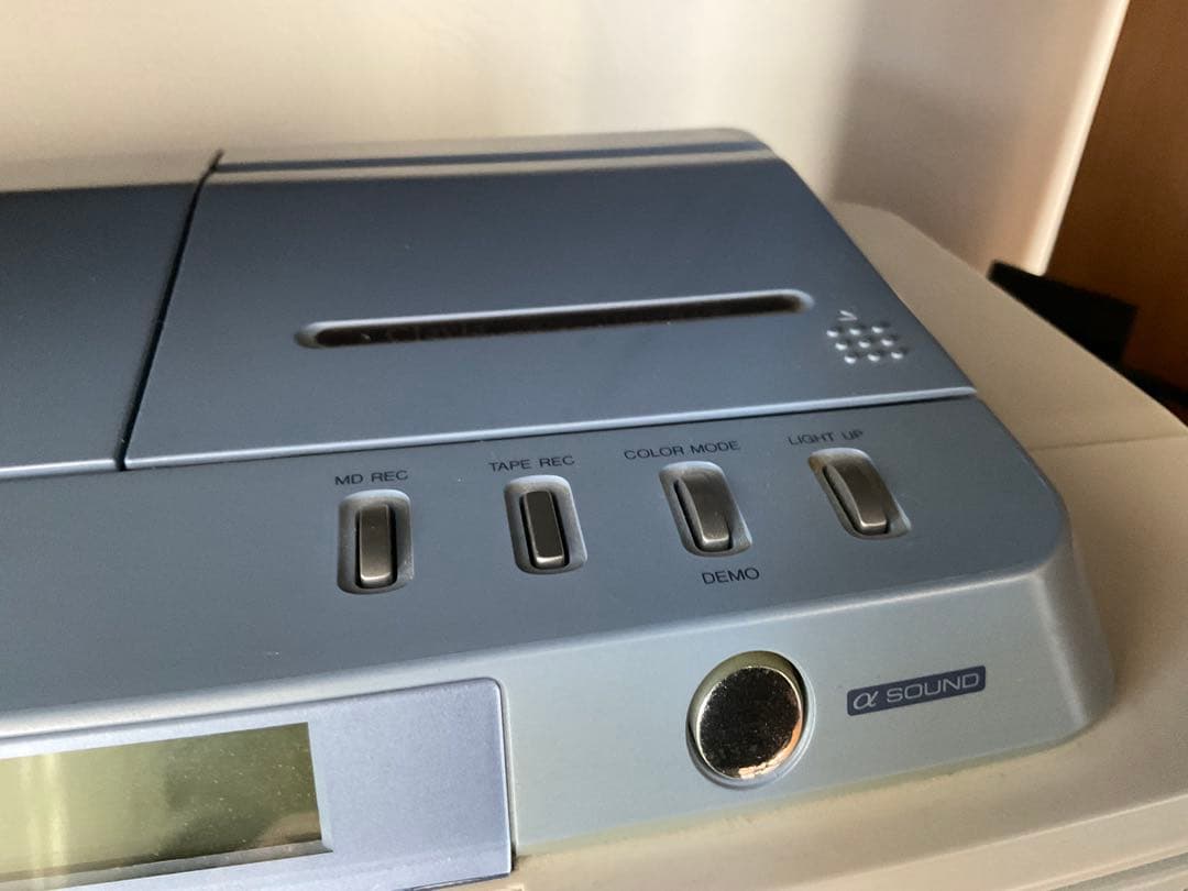 ビクター Victor ICD/MDLPラジカセ RC-Z1MD カラー　白　青