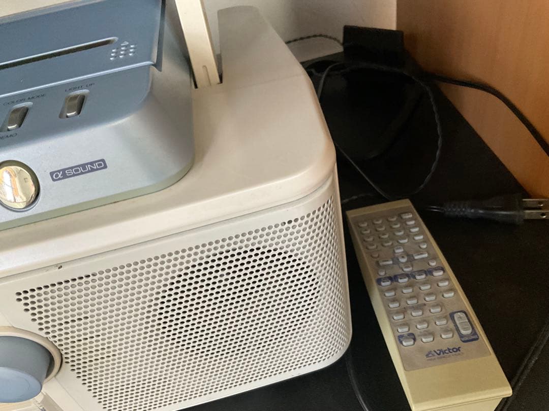 ビクター Victor ICD/MDLPラジカセ RC-Z1MD カラー　白　青