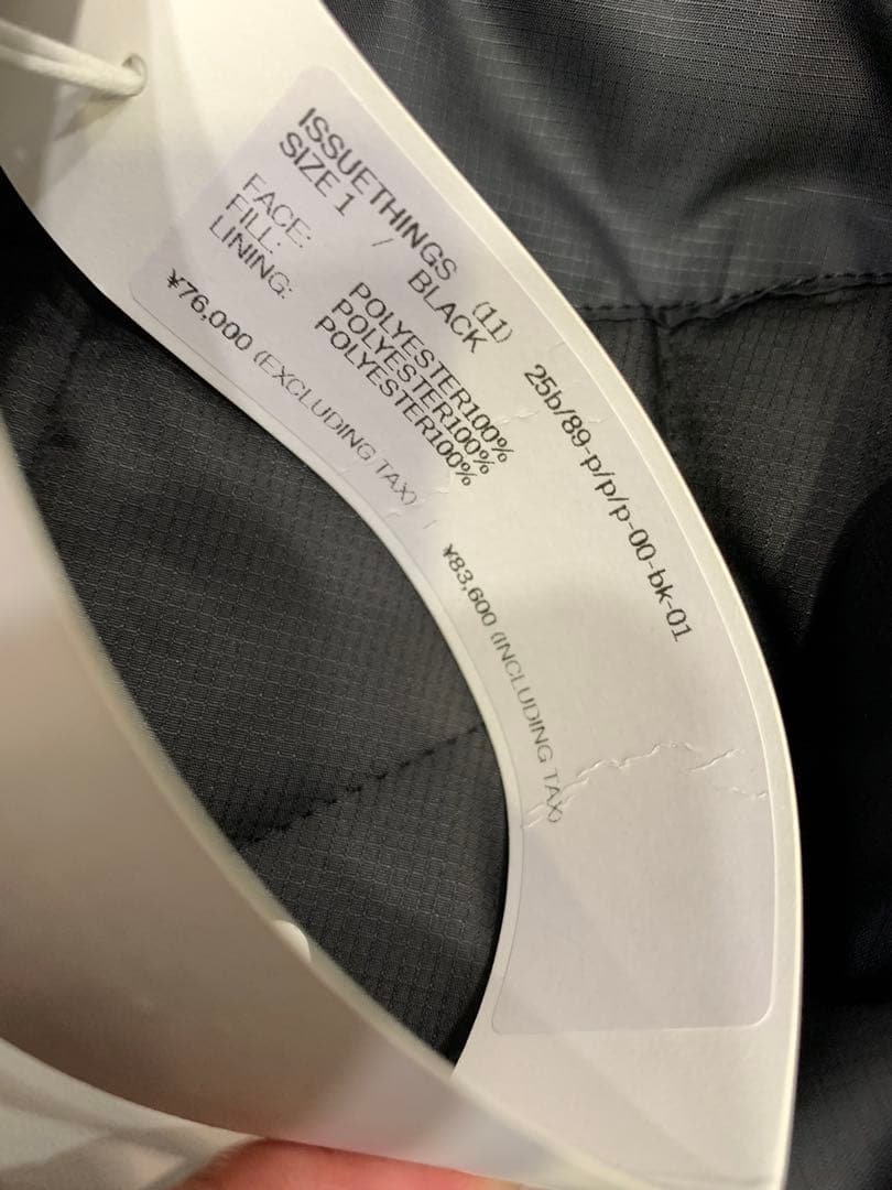 定価83600円新品未使用 イシューシングス ジャケット issuethings