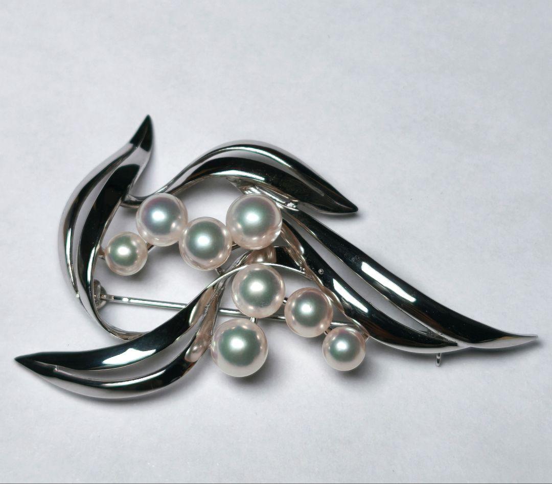 【美品 最高級】ミキモト ブローチ パール フォーマル 皇室御用達 正規品