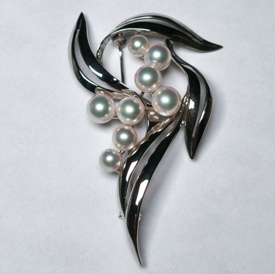 【美品 最高級】ミキモト ブローチ パール フォーマル 皇室御用達 正規品