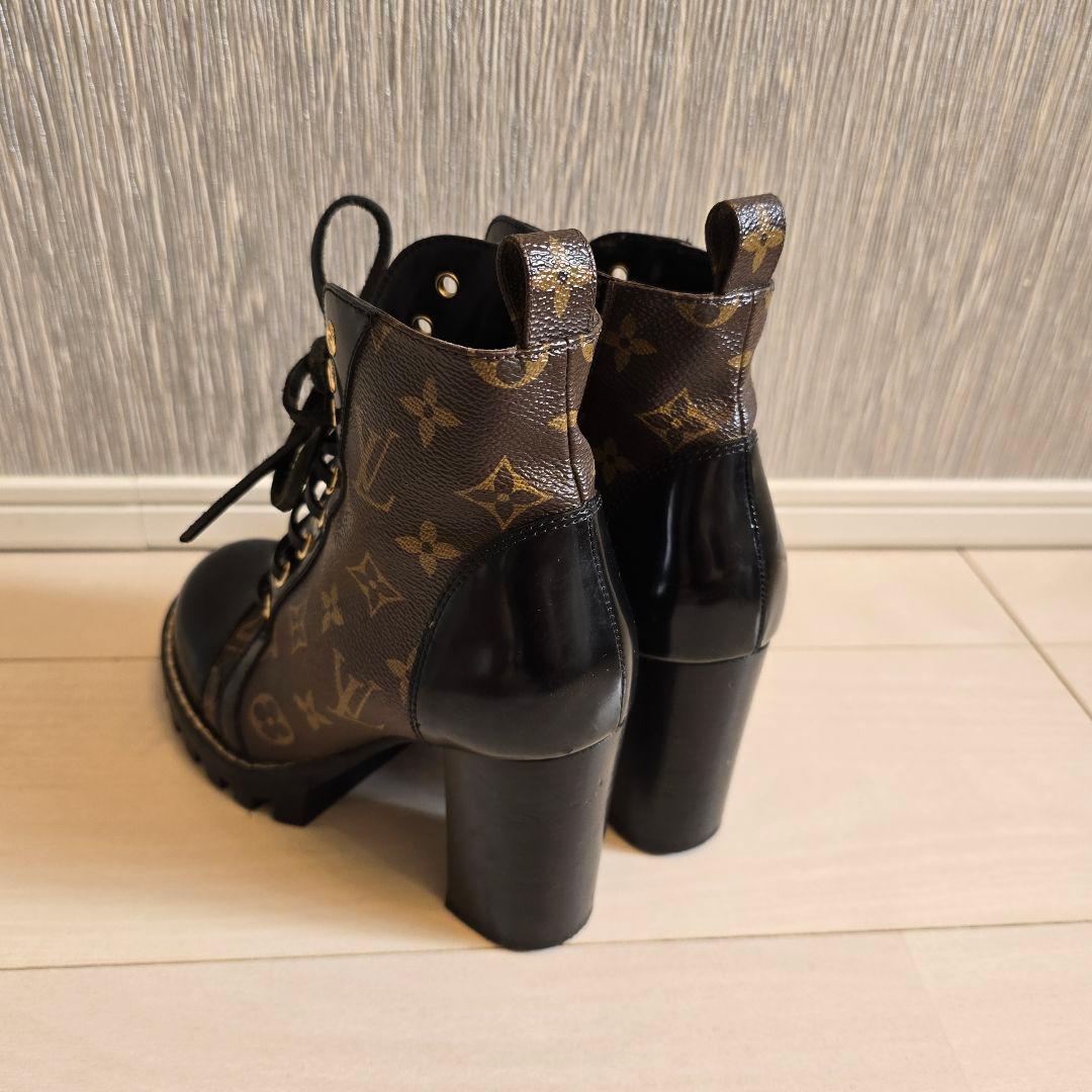 【鑑定済・正規品】ルイヴィトン モノグラム ブーツ 36.5（約23.5cm）