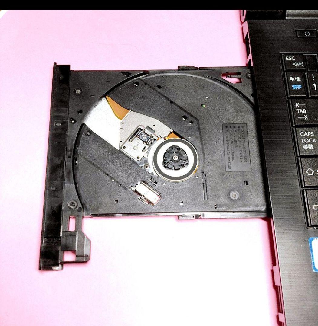 東芝ノートパソコン SSD256GB ブラック 初期化済み マウスオマケ付き