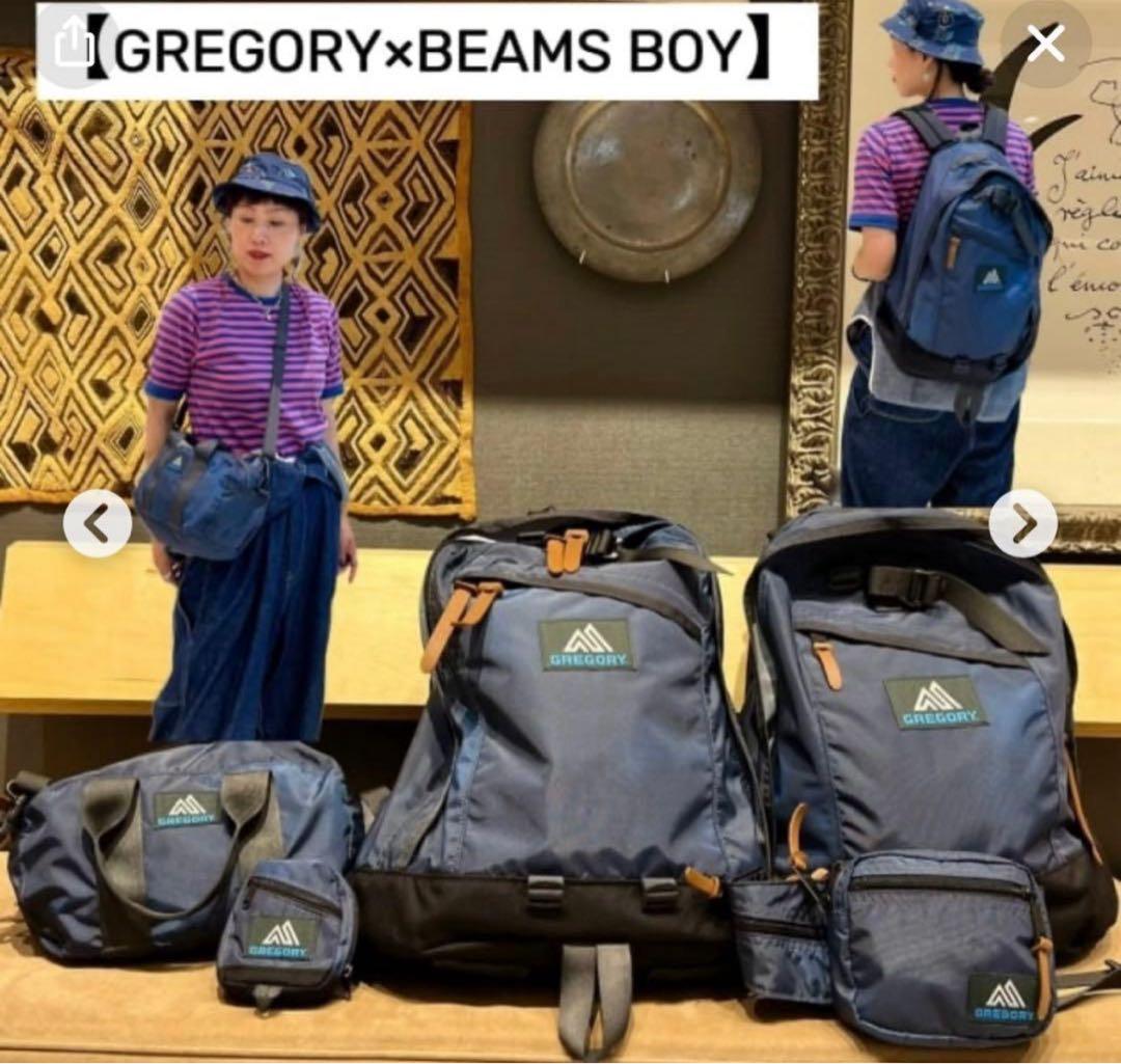 GREGORY×BEAMS BOY ネイビー バックパック