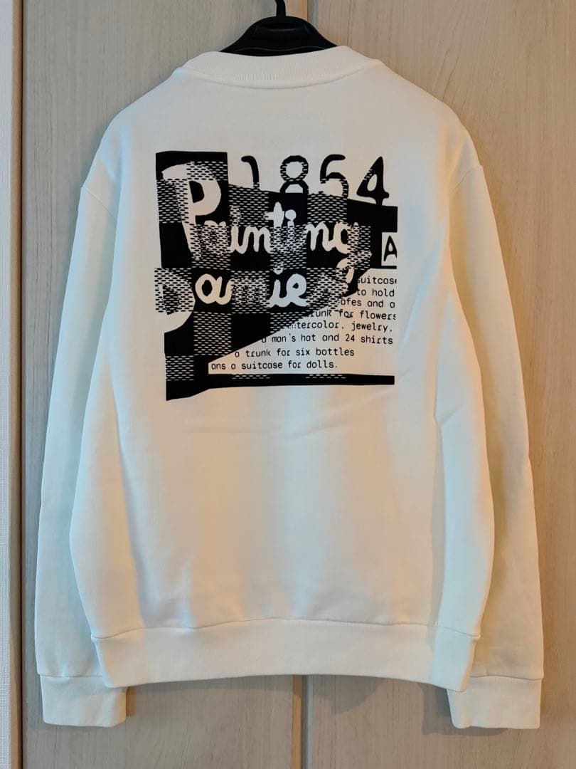 LOUISVUITTON ルイヴィトン シグネイチャー トレーナー　白　L