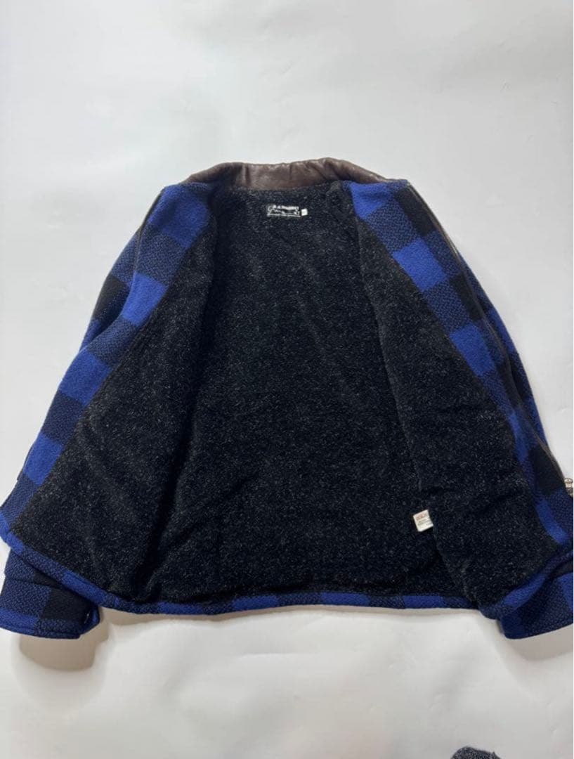 【美品】ハリウッドランチマーケット バッファローチェック CPOジャケット　2